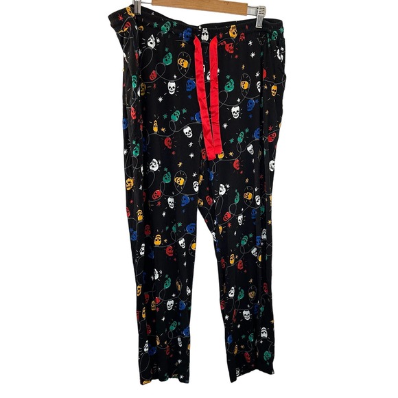 Torrid Super Soft Skull Holiday Lights Lounge Wear Set - Black - Size: 2X - Picture 12 of 16